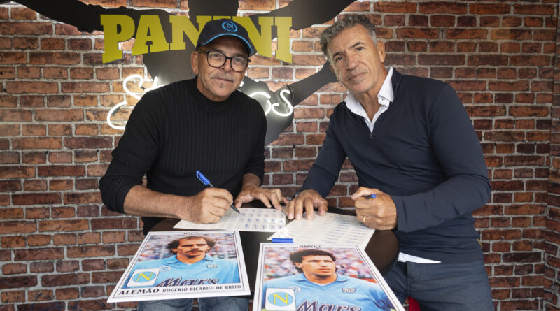 Il PANINI TOUR 2025 fa tappa a NAPOLI. Grande accoglienza per gli ospiti CARECA e ALEMAO.